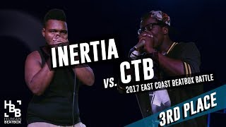 CTB vs Inertia | 3rd Place | East Coast Beatbox Battle 2017