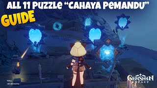 GUIDE ALL 11 Puzzle "Cahaya Pemandu" Genshin Impact v2.5