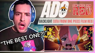 J-rock fan reacts to【Ado】Backlight / 逆光 |（UTA from ONE PIECE FILM RED)