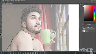 Photoshop Sketch and Coloring Tutorial – Step-by-Step Guide for Beginners| part-1