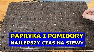 Styczniowe Siewy Pomidorów i Papryki? Rozsada w Lutym, Marcu, Kwietniu Błędne Siewy Warzyw Kalendarz