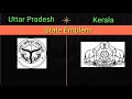 uttar pradesh vs kerala state comparison