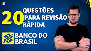 INFORMÁTICA | 20 QUESTÕES PARA REVISÃO RÁPIDA | CONCURSO BANCO DO BRASIL