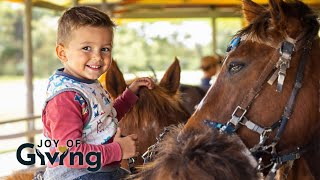 We Gave $32k to a Charity That Uses Horse Therapy on Underprivileged Kids | Hitching Post Ministries