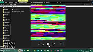 Binary Waterfall | file_example_WAV_10G.wav full version (epilepsy warning)