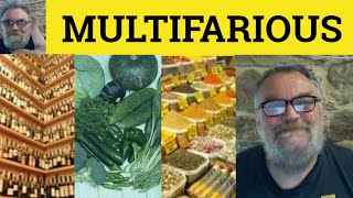 🔵 Multifarious Meaning - Multifarious Examples - Multifarious Defined - GRE Vocabulary- Multifarious