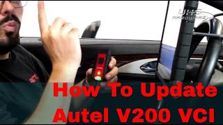 How To Update Your Autel MaxiVCI V200 - Bluetooth Vehicle Communication Interface