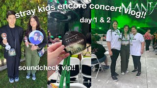 stray kids encore concert vlog (day 1 & 2)