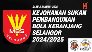 Hari Terakhir 8/1/25-Perempuan B11-Kejohanan Sukan Pembangunan Bola Keranjang Selangor 2024/2025