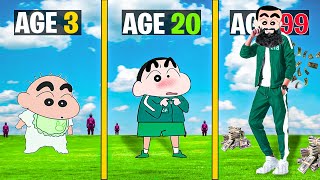 Shinchan Surviving 99 Years In Squid Game In GTA 5