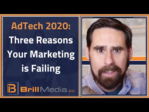 Three reasons why your marketing is failing – AdTech 2020 – The Great Reset – 121