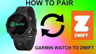 How to Pair GARMIN Watch To Zwift