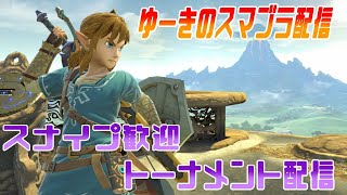 【スナイプ歓迎】スマブラSP【トーナメント配信】