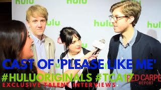 Cast of 'Please Like Me' interviewed at Hulu Original Series Winter TCA Talent Event #TCA17
