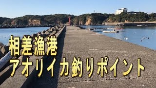 アオリイカ釣りポイント　三重県　相差漁港　魚釣りポイント