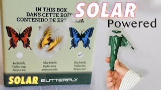 Solar Powered Spinning Butterfly! | Dollarama Find!