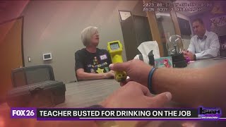 Teacher busted for drinking on the job