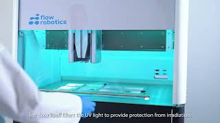 The flowbot® ONE liquid handling robot with UV Light