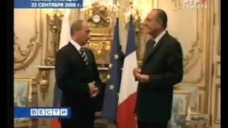 Chirac décore Poutine avec sa propre légion d'honneur !