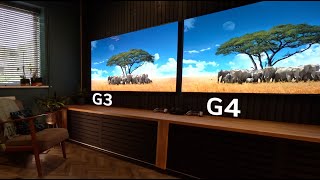 LG's BEST OLED TV NEW LG G4 OLED vs LG G3 65 Inch Side by Side