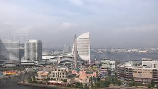 横浜みなとみらいタイムラプス動画 Time-lapse video of Yokohama Minato Mirai.