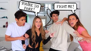 FIGHTING IN FRONT OF OUR BOY FRIENDS PRANK!!