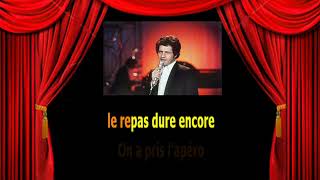 Karaoké Joe Dassin   Le marché aux puces