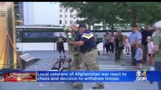 Gold Star Families, Veterans Gather For Vigil After Taliban Takes Over Afghanistan