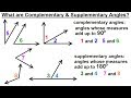 Geometry - Ch. 1: Basic Concepts (23 of 49) What are Complementary and Supplementary Angles?