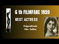 1959 6th filmfare nominations u0026 awards part 2