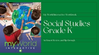 My World Social Studies Kindergarten Curriculum Review & Flip Through // Kindergarten History