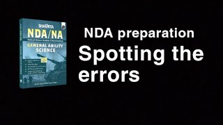 NDA english chapter 1st / spotting the errors/english grammar NDA #nda12025 #ndanotes#ndaenglish