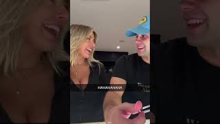 Corinna kopf messing around with David dobrik
