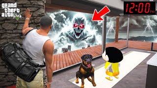 Shinchan and Franklin Found Evil Cloud Ghost Inside Their House in GTA 5!