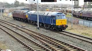 WCR Diesel Locos Test Run WCR 47826+47812 0M51 Carnforth 03/02/2022