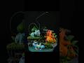 Sculpting Pokémon Diorama | SQUIRTLE BULBASAUR CHARMANDER #clay #sculpting #pokemon #diorama