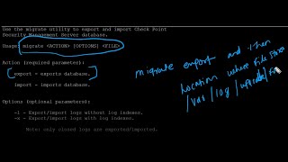 How To Take Check Point Smart Management Server Migrate Export