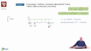 odc. 36  Całka oznaczona Riemanna - obliczanie całek z definicji