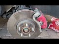 2016 Kia Sorento SX:  Front brake pad replacement