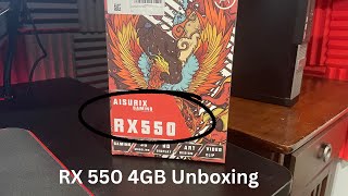 Aisurix RX 550 4GB Unboxing