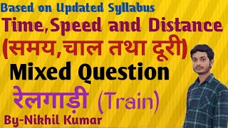 Time, Speed and Distance Part-17 Train 🚆 Previous Year Question