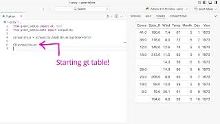 Build a Python table in under 1 minute using Great Tables
