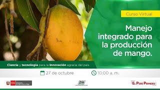 Manejo integrado para la producción de mango.