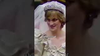 Diana Tried To Hide This Accident On Her Wedding Dress #princessdiana #royalfamily #wedding