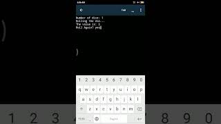 Dice 🎲 rolling game using Python Programming Language