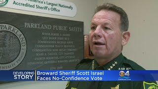 Broward Sheriff Scott Israel To Face No-Confidence Vote