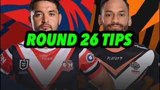 NRL ROUND 26 TIPS