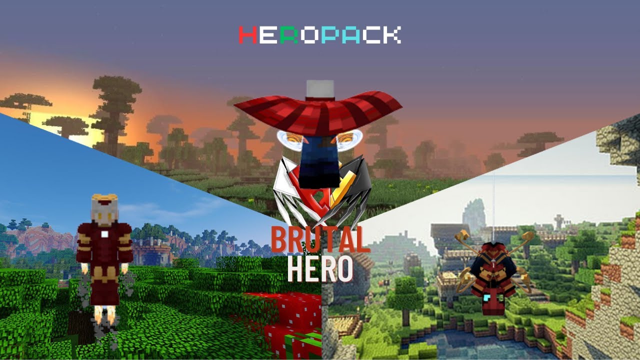 INI DIA HEROPACK YANG DI PAKE BRUTAL HERO!!! - Brual Hero - Minecraft ...