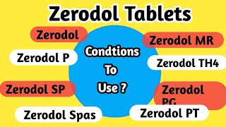 Different Types of Zerodol Tablets