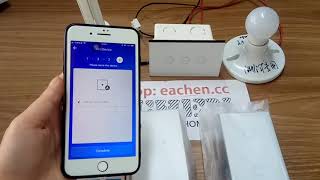 EACHEN WiFi Smart Touch Switch-L-RF-US (eWelink APP)